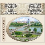 Bratislava :: Wooden Magnetic Souvenirs 8