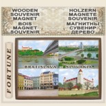 Bratislava :: Vintage Wood Magnetic Gifts 4