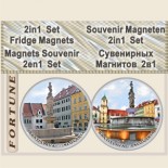 Bratislava :: 2in1 Set Fridge Magnets 2