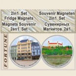 Bratislava :: 2in1 Set Fridge Magnets 10