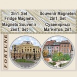 Bratislava :: 2in1 Set Fridge Magnets 14
