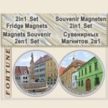 Bratislava :: 2in1 Set Fridge Magnets 3