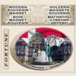Copenhagen :: Wooden Magnetic Souvenirs 2