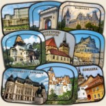 Romania: Magnetic and Tourist Souvenirs