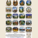 Estonia Souvenirs and Magnets Print Flyers