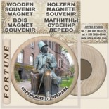 Copenhagen :: Wooden Souvenirs Magnets 6