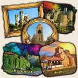 Serbia: Magnetic and Tourist Souvenirs