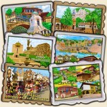 Акрилни Магнитни Плакети Алботински скален манастир 1