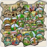 Магнитни Релефни Българийки Белене