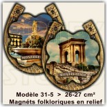Montpellier Souvenirs et Magnets 25