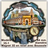 Montpellier Souvenirs et Magnets 2