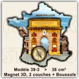 Montpellier Souvenirs et Magnets 15