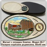 Боровец Дървени Магнитни Сувенири с Компаси 9